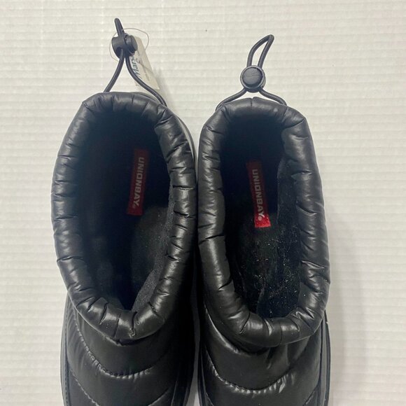 Unionbay Black Waterproof Quilted Ankle Boots |  Never worn | Size 8M - Picture 4 of 5